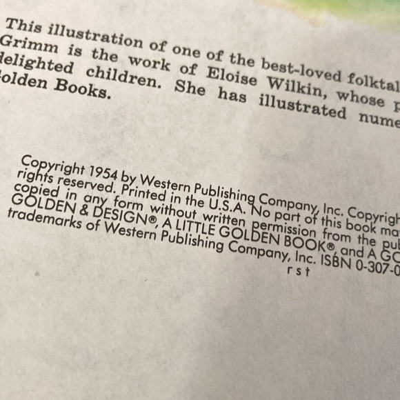 Vintage Little Golden book Hansel and Gretel NWOT - Picture 4 of 9